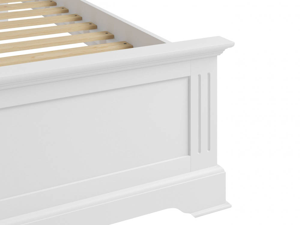 Kenmore Kenmore Catlyn 4ft6 Double White Wooden Bed Frame