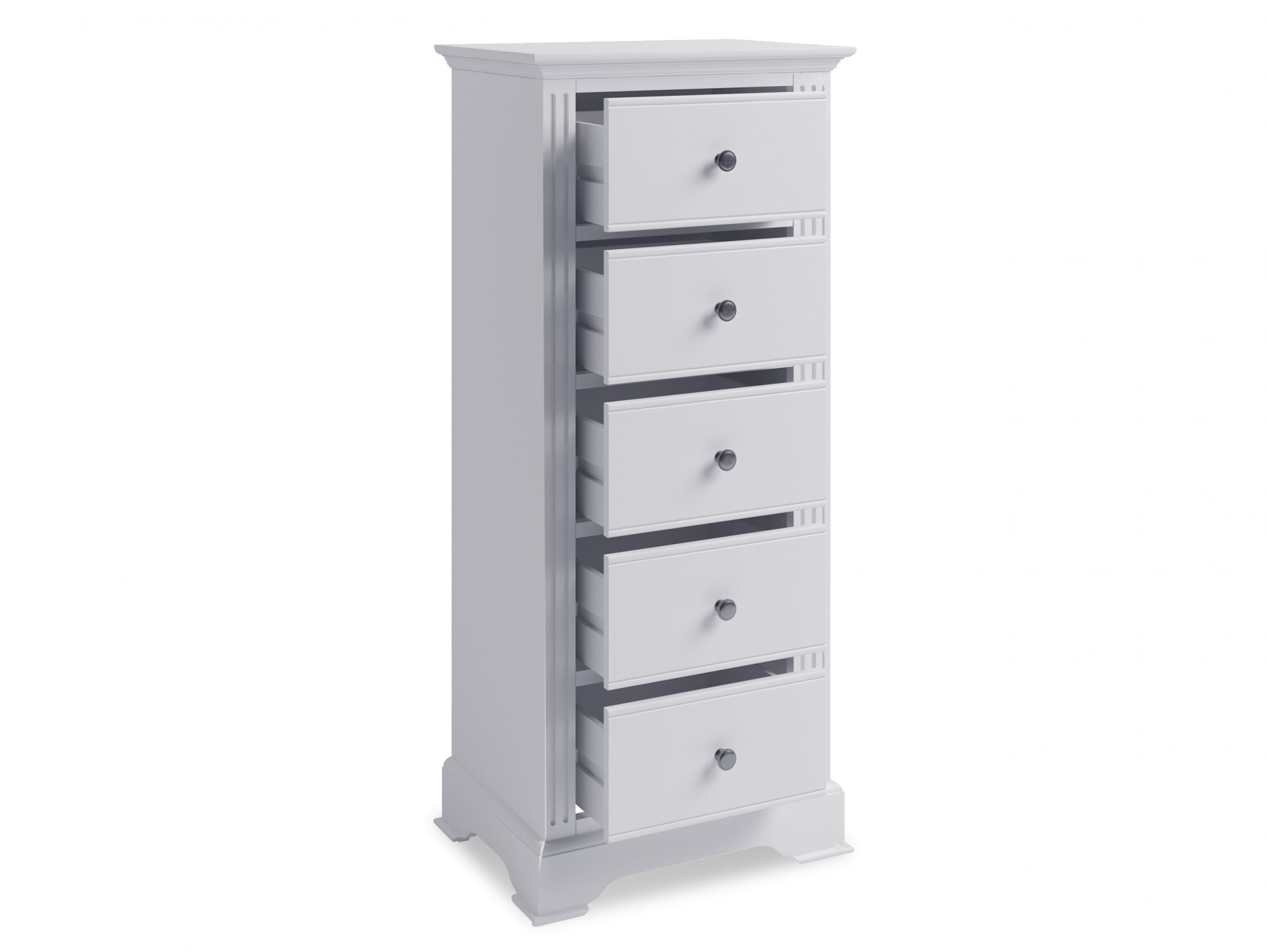 Kenmore Kenmore Catlyn White 5 Drawer Tall Narrow Chest of Drawers (Assembled)