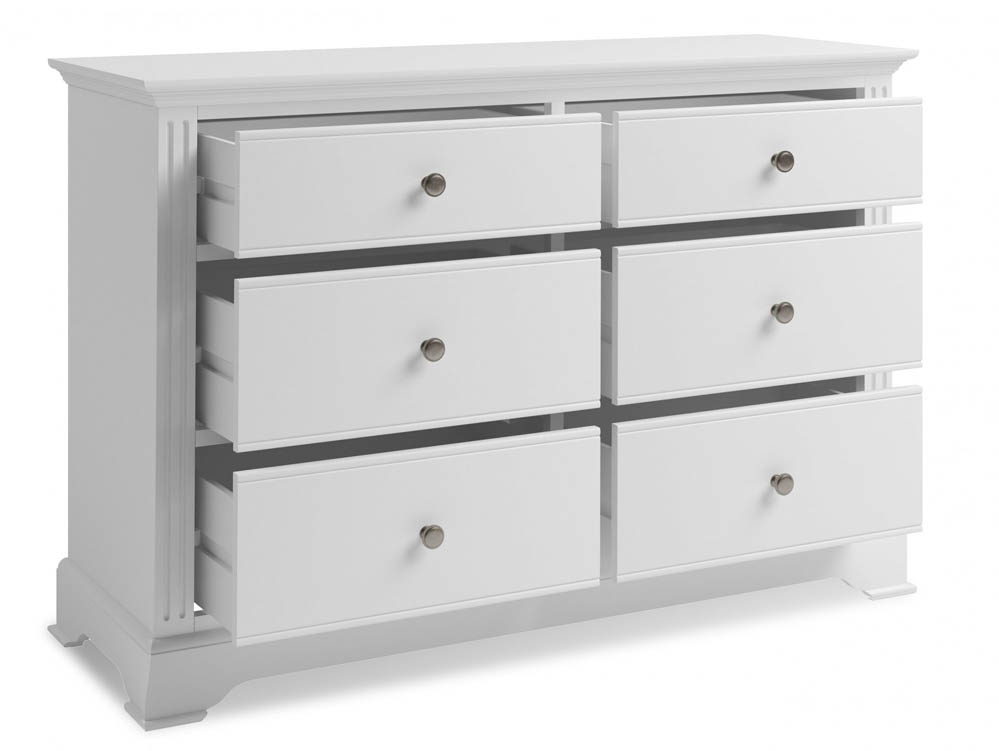 Kenmore Kenmore Catlyn White 6 Drawer Chest of Drawers (Assembled)