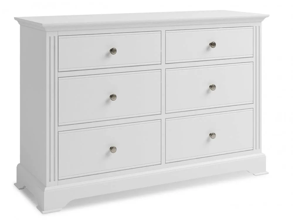Kenmore Kenmore Catlyn White 6 Drawer Chest of Drawers (Assembled)