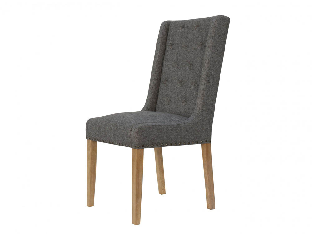 Kenmore Kenmore Avalon Dark Grey Fabric Dining Chair