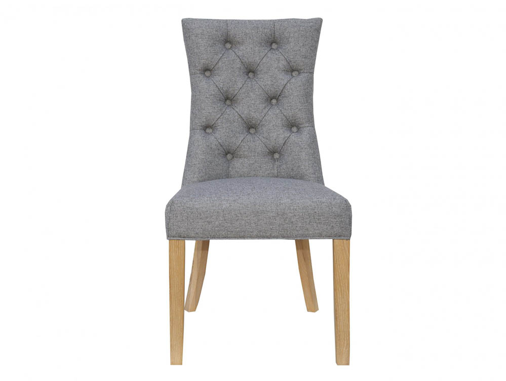 Kenmore Kenmore Brora Light Grey Fabric Dining Chair