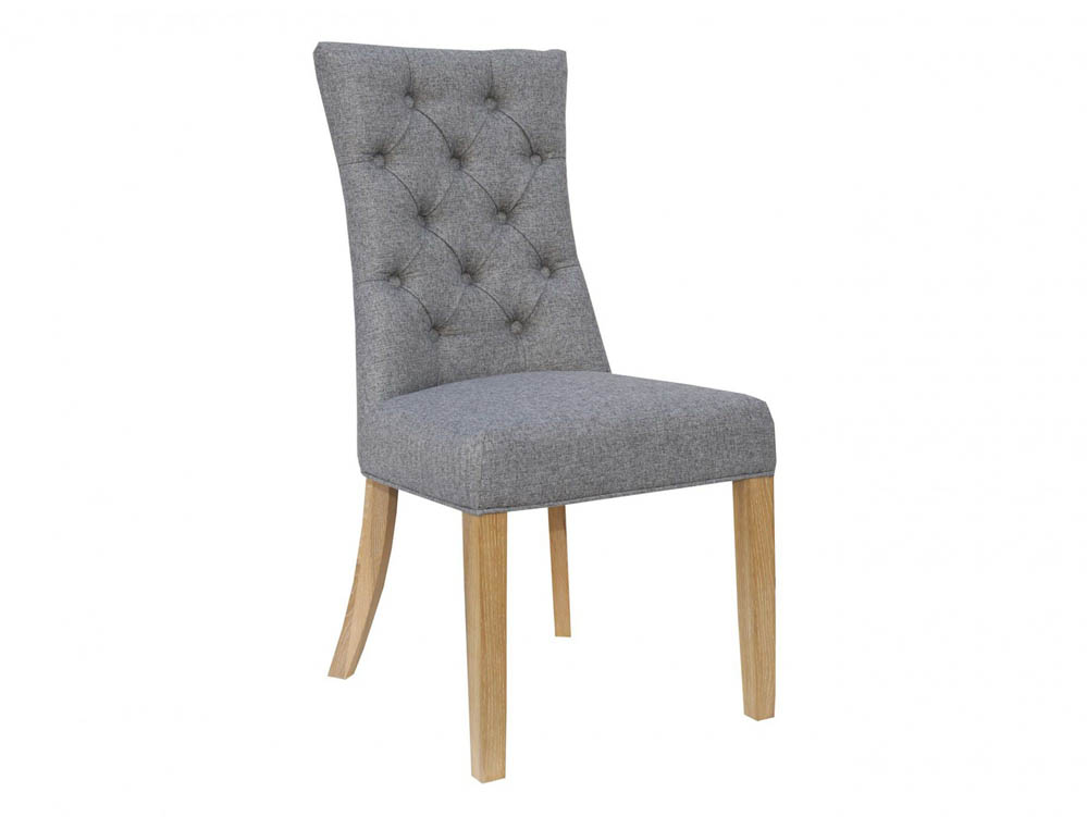 Kenmore Kenmore Brora Light Grey Fabric Dining Chair