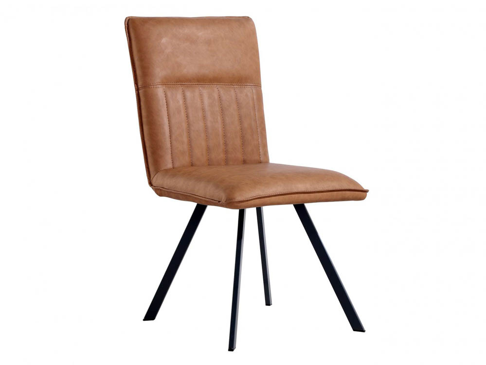 Kenmore Kenmore Faris Tan Faux Leather Dining Chair