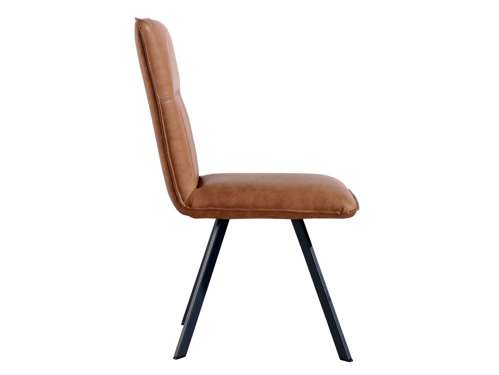 Kenmore Kenmore Faris Tan Faux Leather Dining Chair