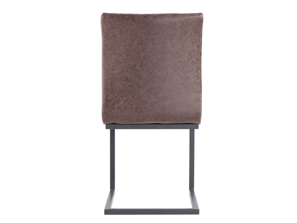 Kenmore Kenmore Flynn Brown Faux Leather Dining Chair