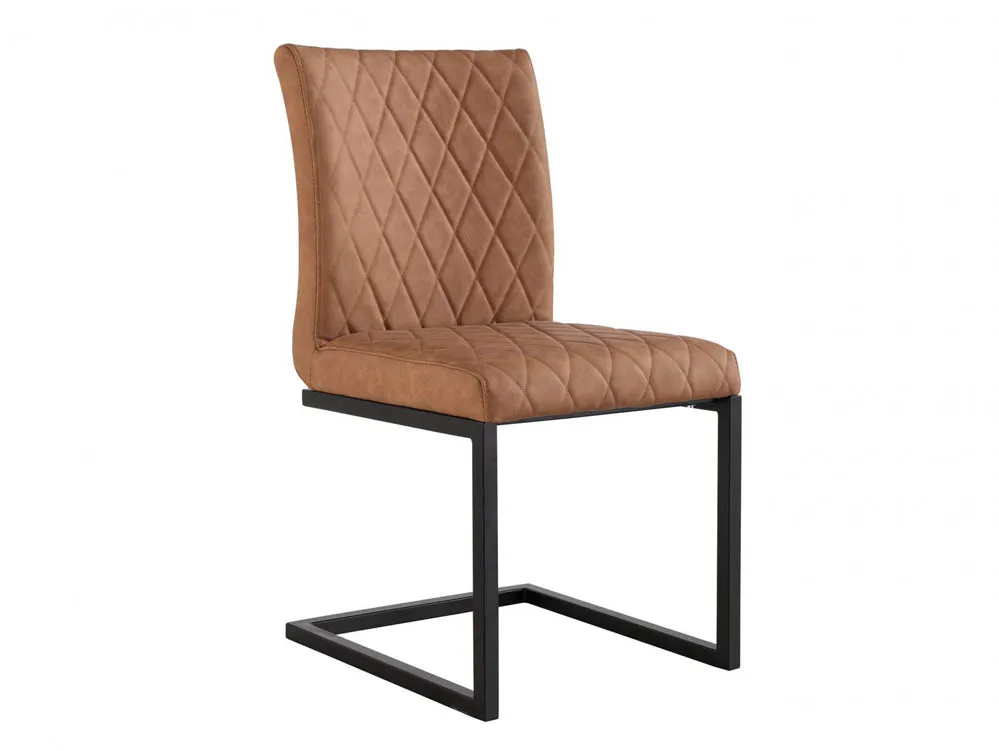 Kenmore Kenmore Flynn Tan Faux Leather Dining Chair