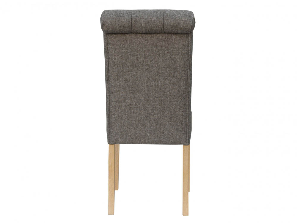 Kenmore Kenmore Yara Dark Grey Fabric Dining Chair