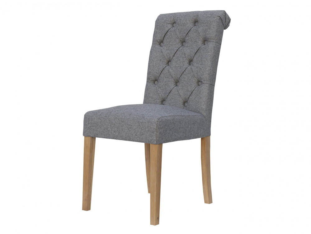 Kenmore Kenmore Yara Light Grey Fabric Dining Chair