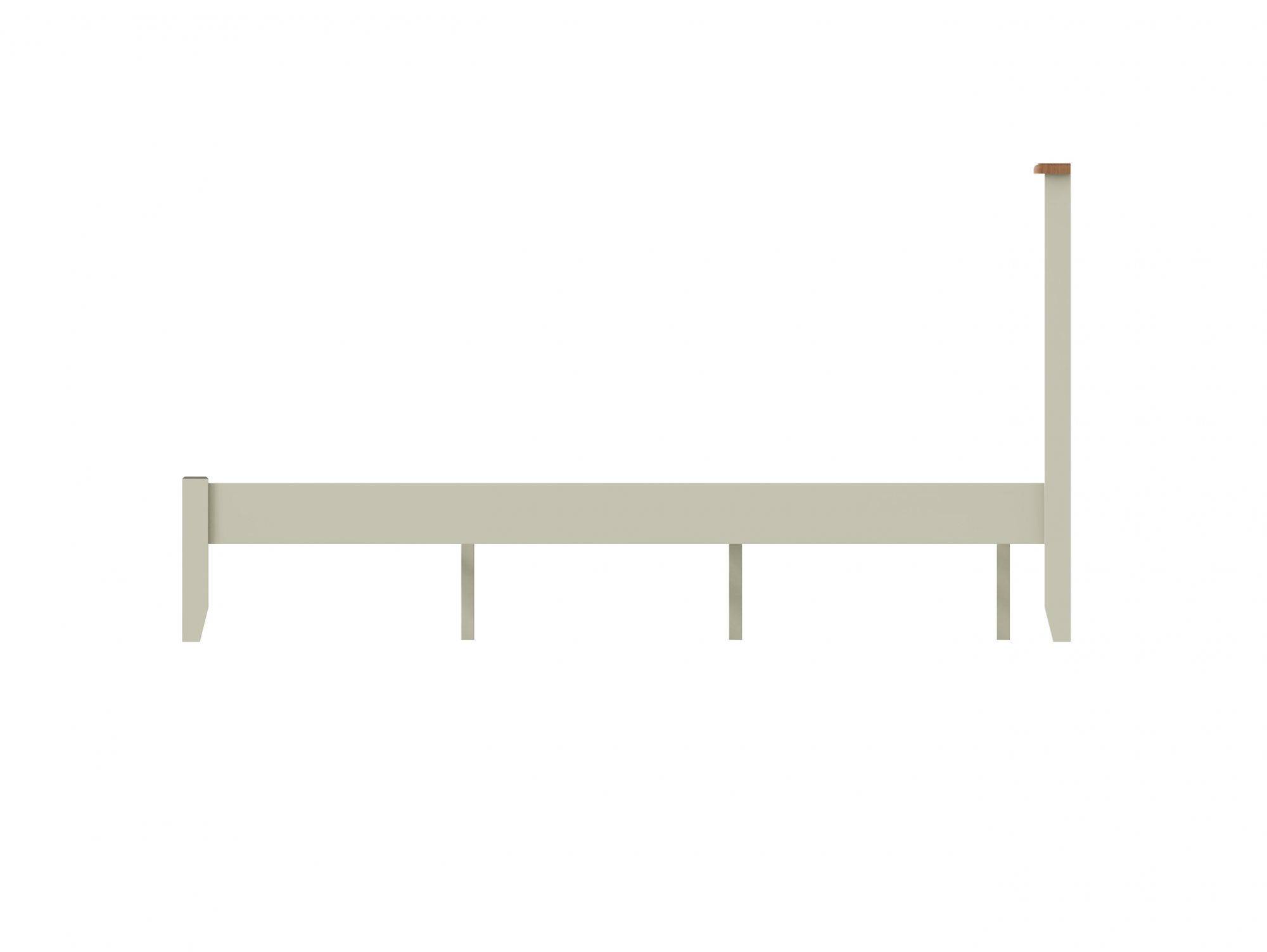 Kenmore Kenmore Patterdale 5ft King Size White and Oak Wooden Bed Frame