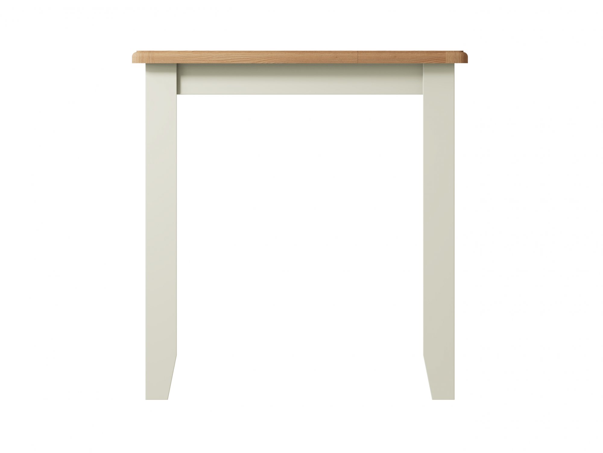 Kenmore Kenmore Patterdale 75cm White and Oak Compact Wooden Dining Table (Flat Packed)