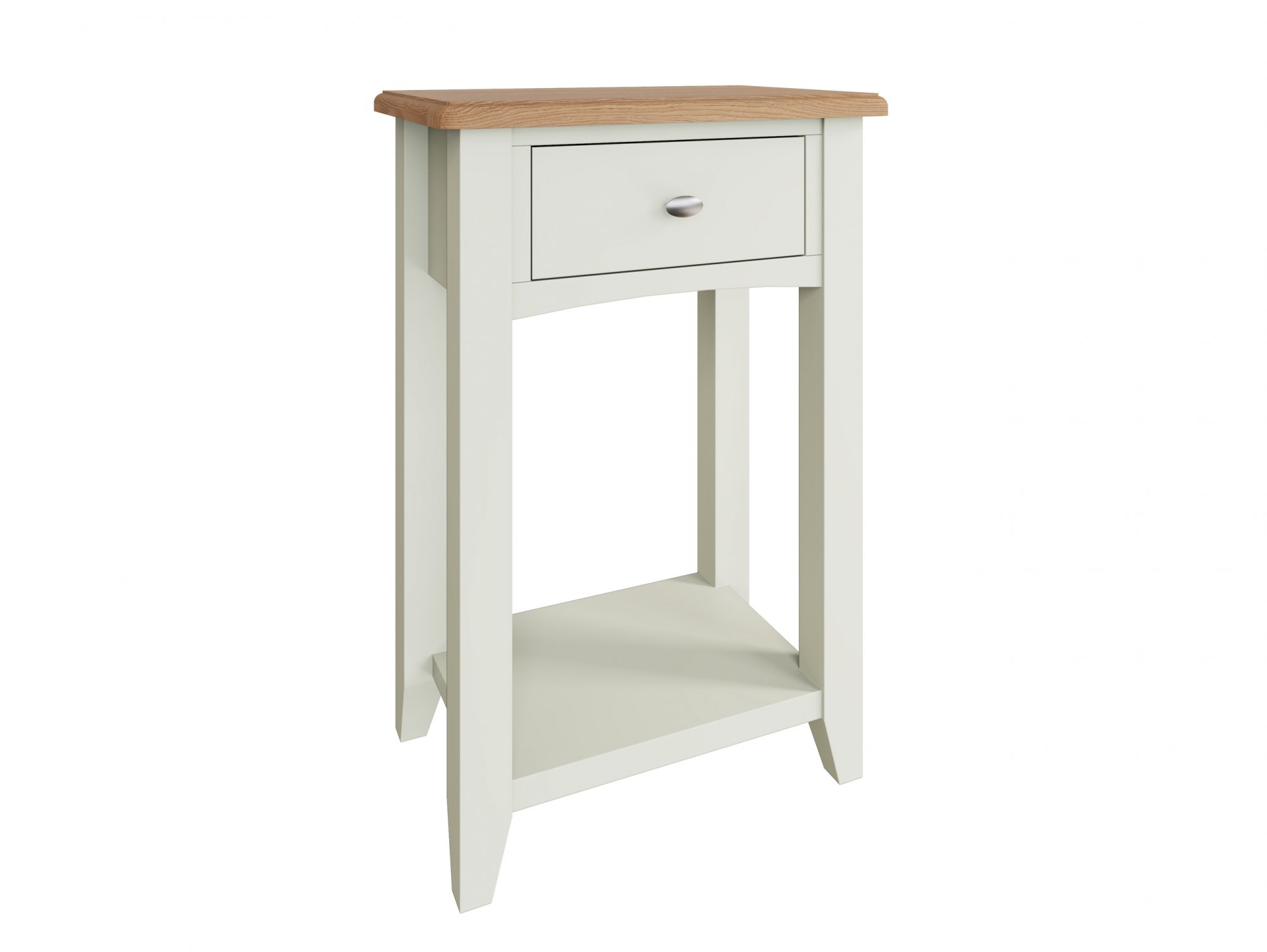Kenmore Kenmore Patterdale White and 1 Drawer Tall Lamp Table (Assembled)