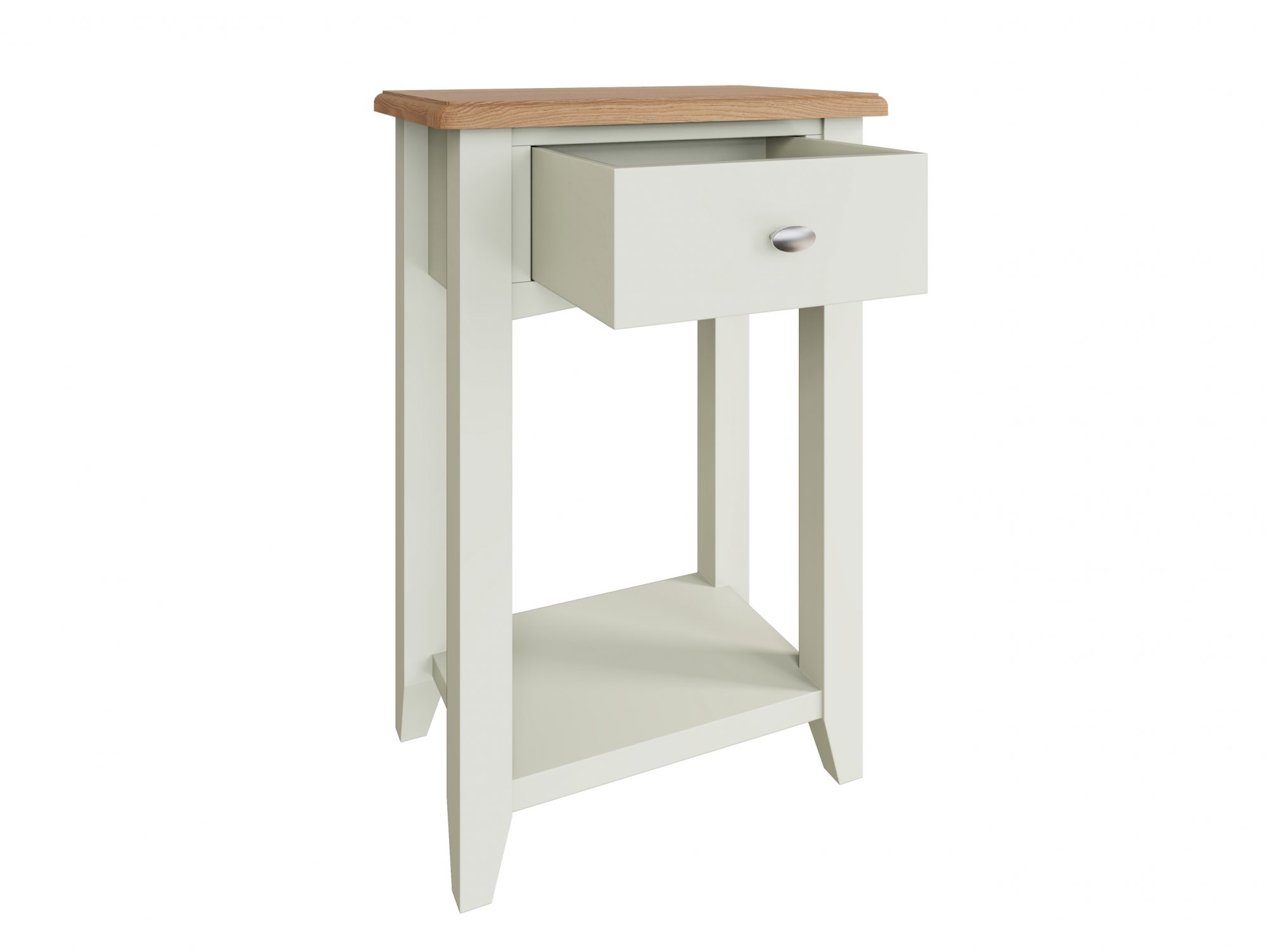 Kenmore Kenmore Patterdale White and 1 Drawer Tall Lamp Table (Assembled)