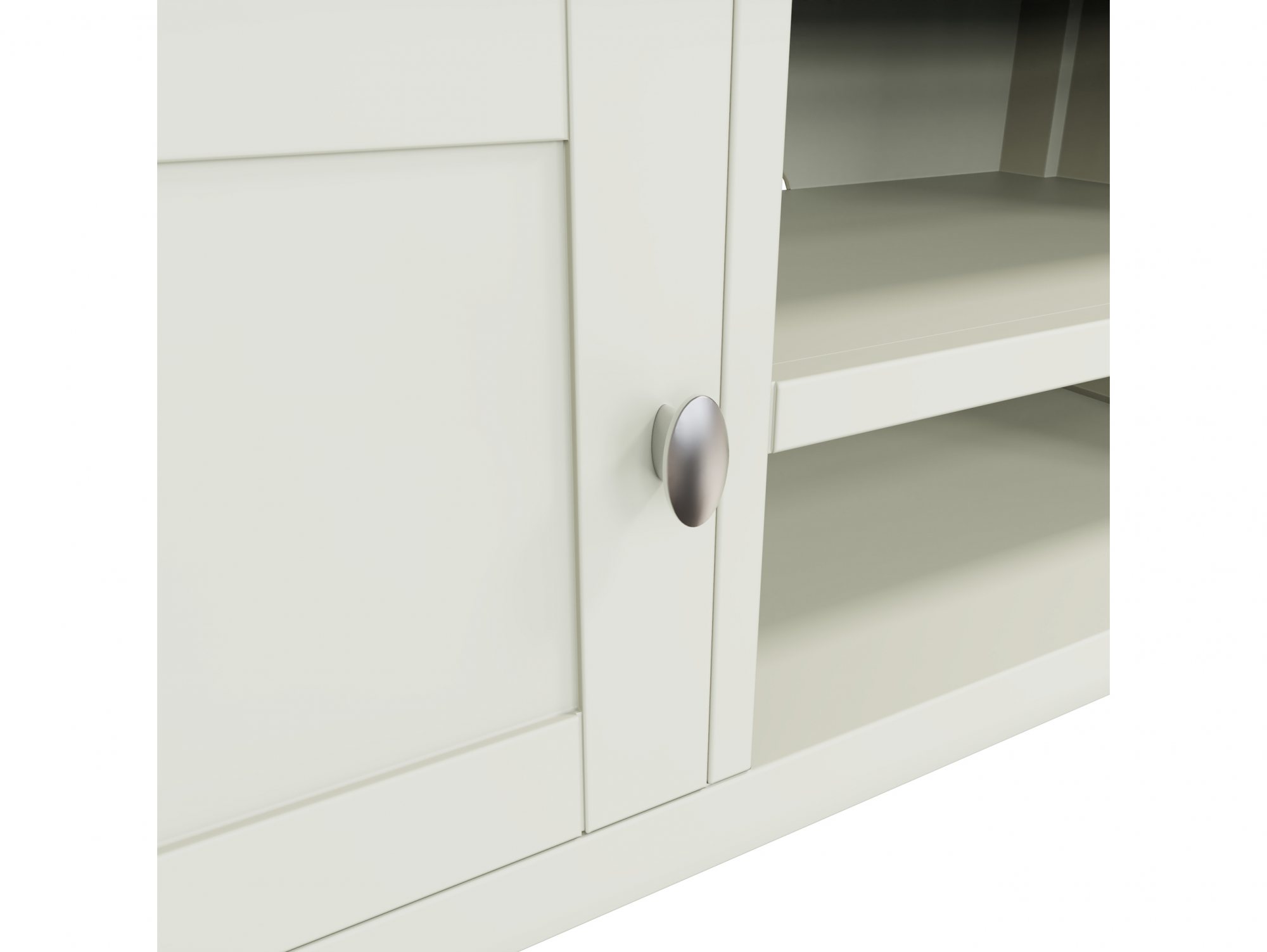 Kenmore Kenmore Patterdale White and Oak 1 Door TV Cabinet (Assembled)