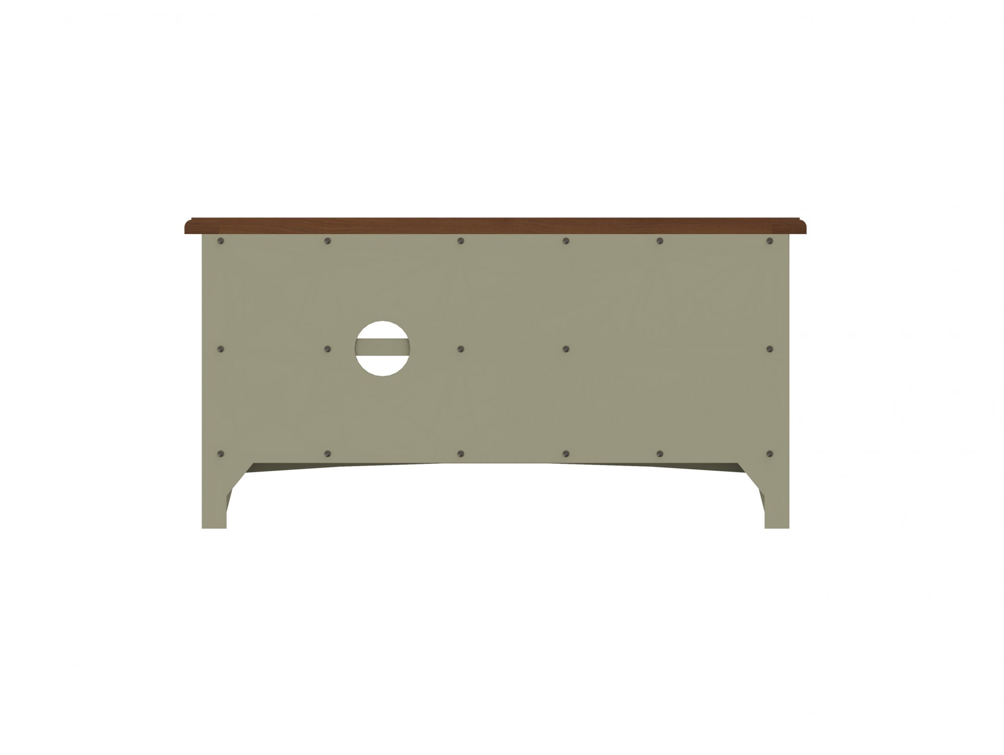 Kenmore Kenmore Patterdale White and Oak 1 Door TV Cabinet (Assembled)