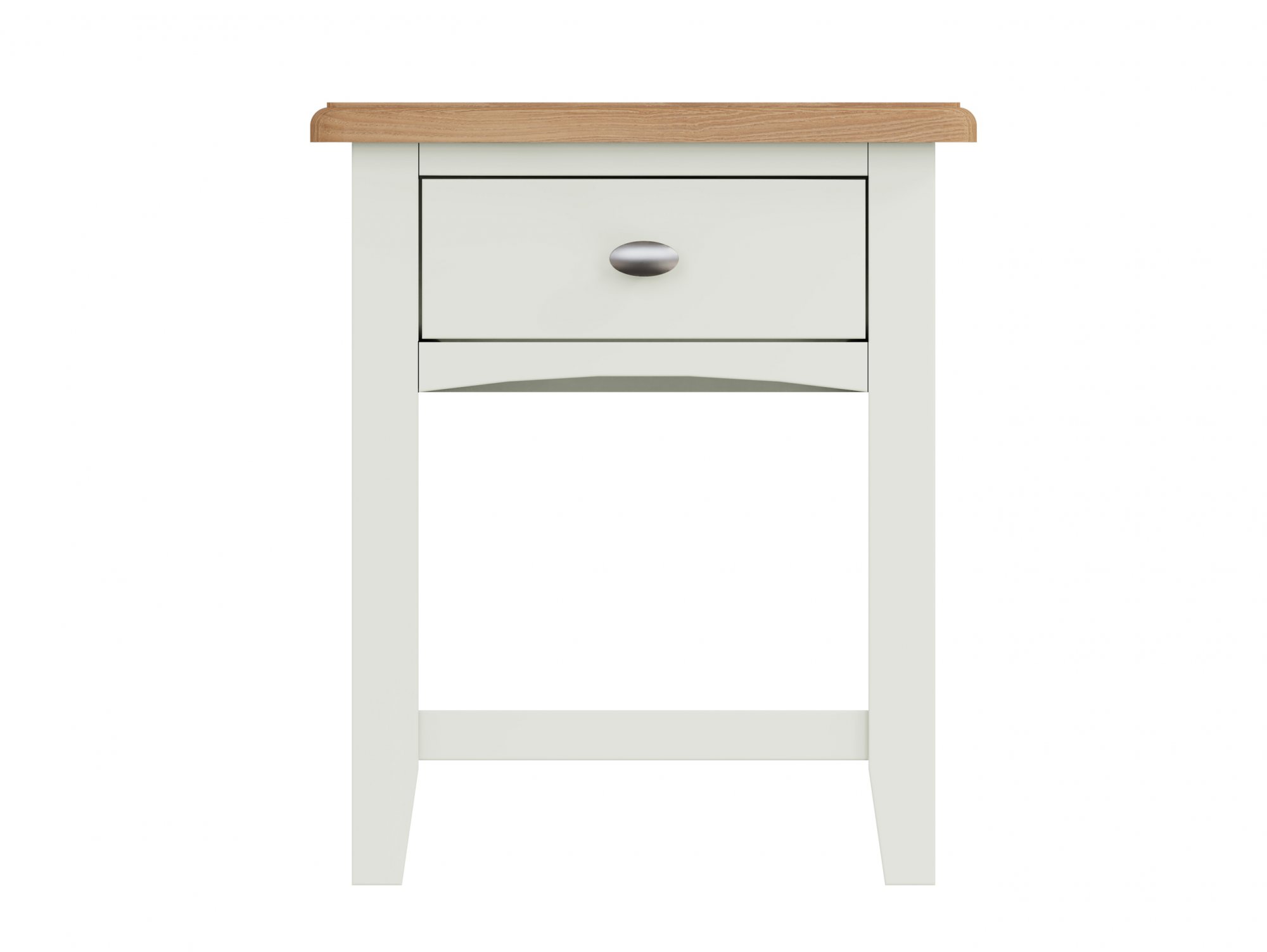 Kenmore Kenmore Patterdale White and Oak 1 Drawer Lamp Table (Assembled)
