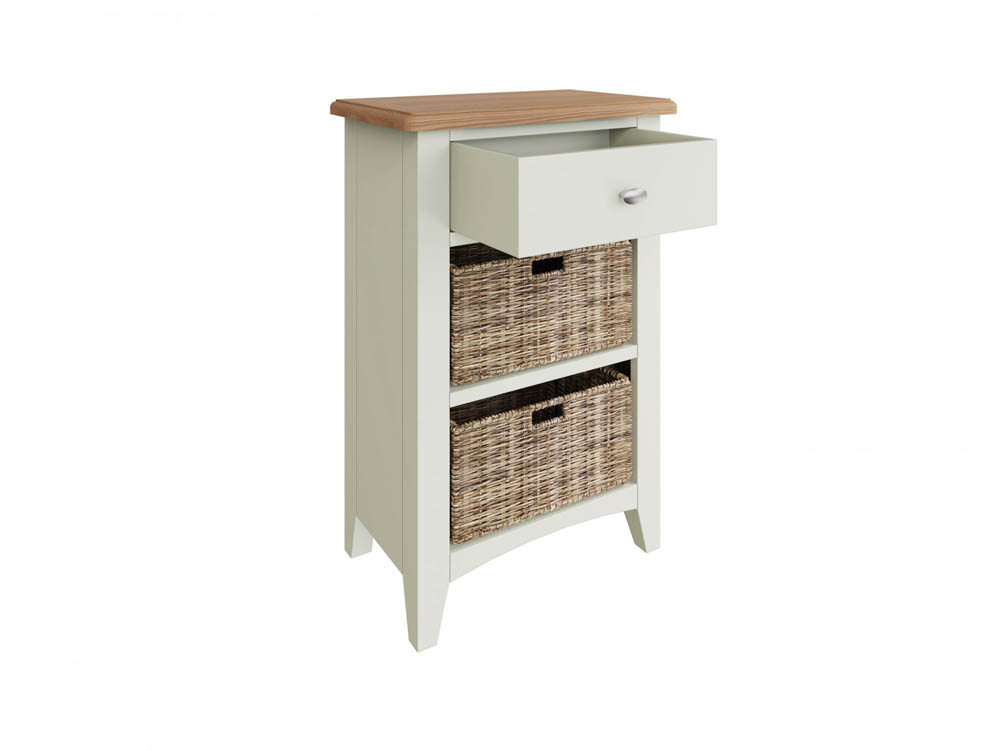 Kenmore Kenmore Patterdale White and Oak 1 Drawer Small Storage Unit (Assembled)
