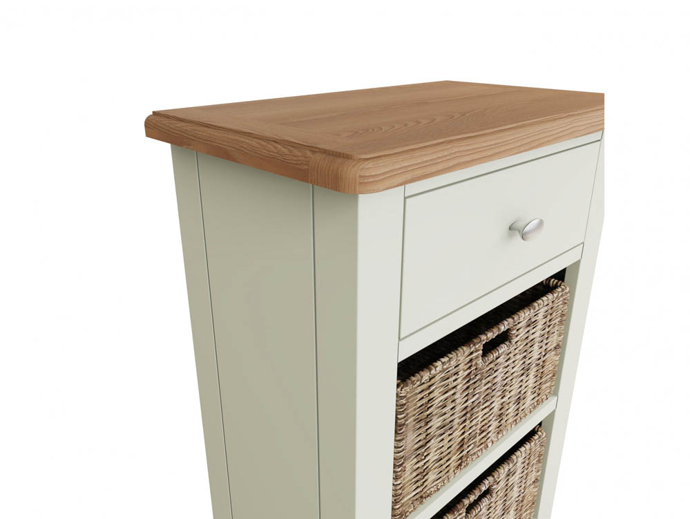 Kenmore Kenmore Patterdale White and Oak 1 Drawer Small Storage Unit (Assembled)