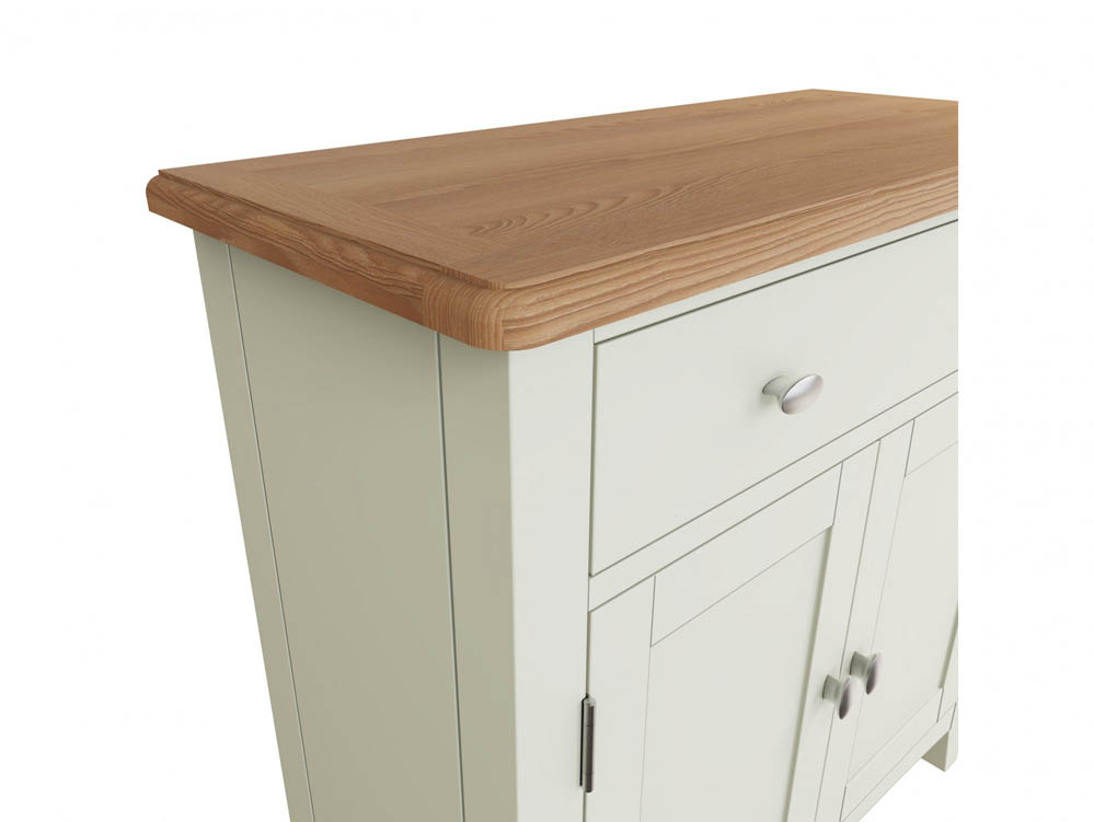 Kenmore Kenmore Patterdale White and Oak 2 Door 1 Drawer Compact Sideboard (Assembled)
