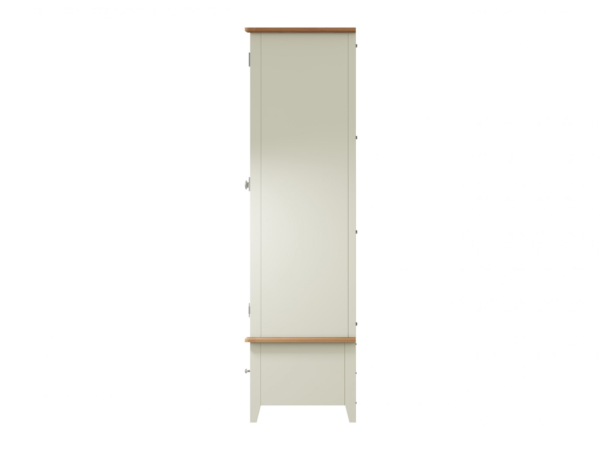 Kenmore Kenmore Patterdale White and Oak 2 Door 1 Drawer Double Wardrobe (Flat Packed)