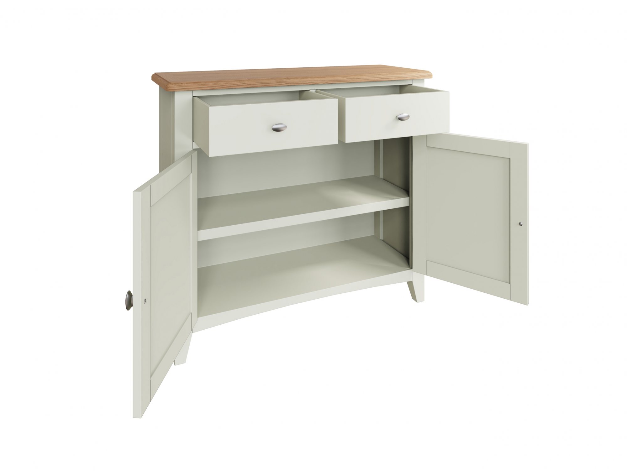 Kenmore Kenmore Patterdale White and Oak 2 Door 2 Drawer Sideboard (Assembled)