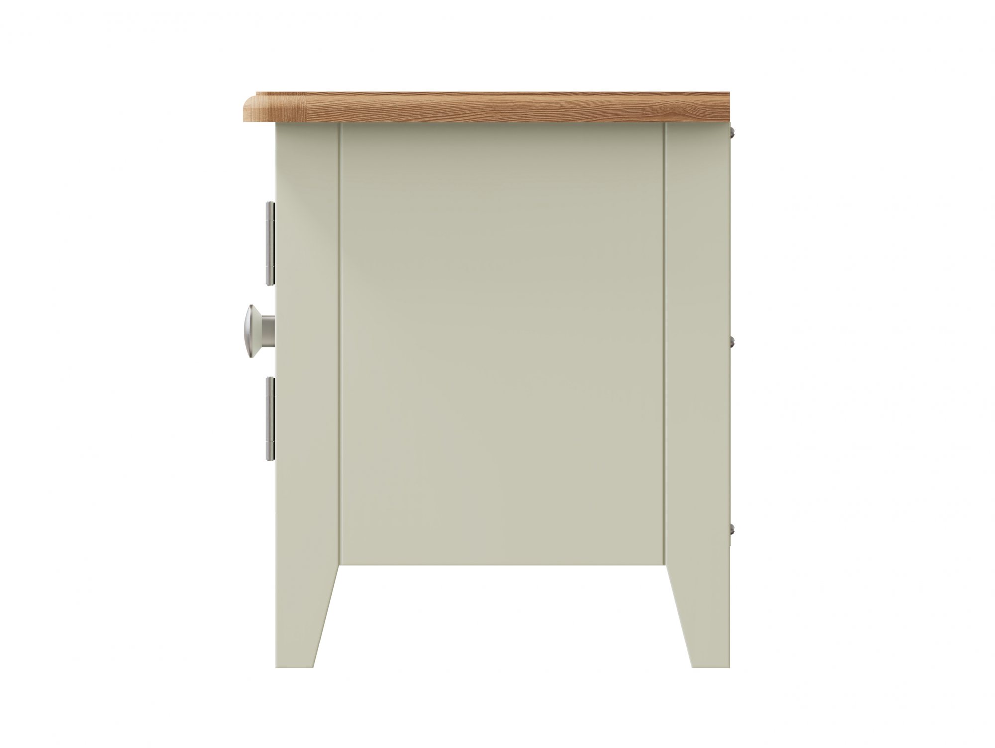 Kenmore Kenmore Patterdale White and Oak 2 Door Large TV Cabinet (Assembled)