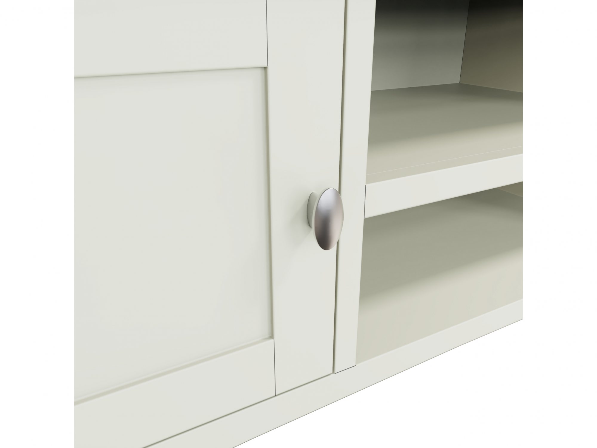 Kenmore Kenmore Patterdale White and Oak 2 Door Large TV Cabinet (Assembled)