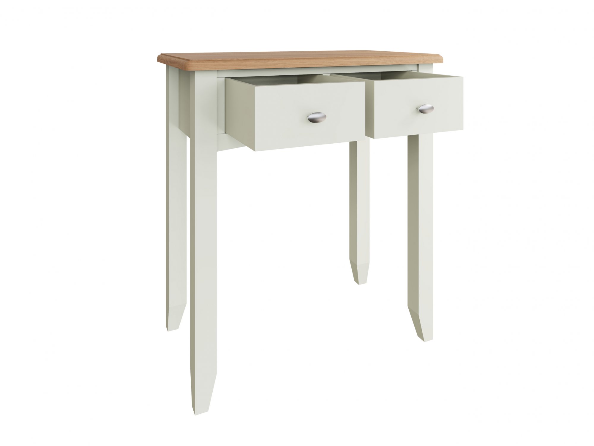 Kenmore Kenmore Patterdale White and Oak 2 Drawer Dressing Table (Flat Packed)