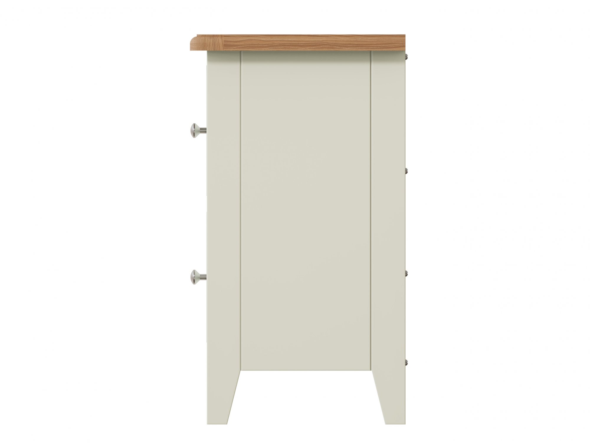Kenmore Kenmore Patterdale White and Oak 2 Drawer Small Bedside Cabinet (Assembled)