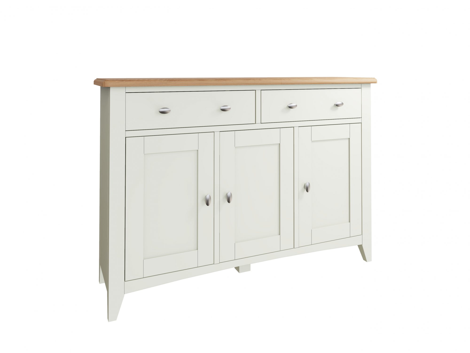 Kenmore Kenmore Patterdale White and Oak 3 Door 2 Drawer Large Sideboard (Assembled)
