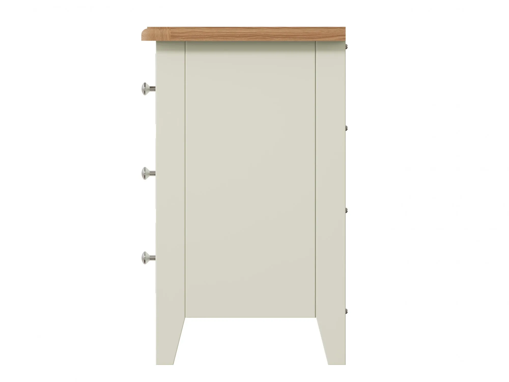 Kenmore Kenmore Patterdale White and Oak 3 Drawer Large Bedside Table (Assembled)