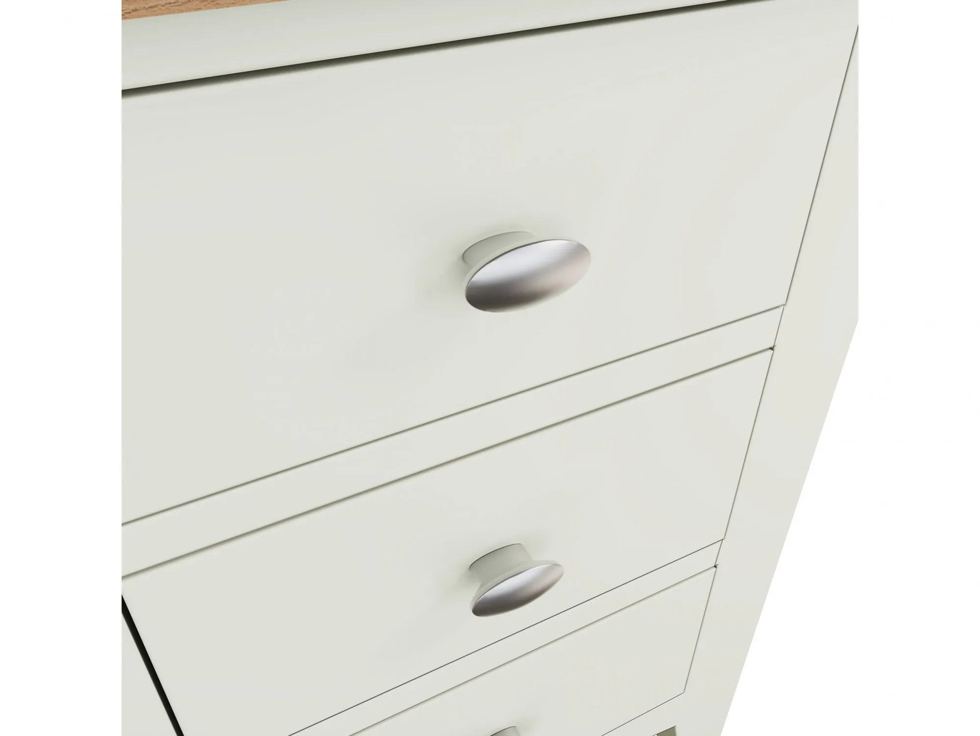 Kenmore Kenmore Patterdale White and Oak 3 Drawer Large Bedside Table (Assembled)