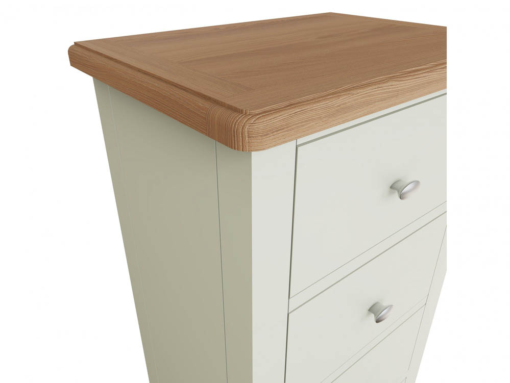 Kenmore Kenmore Patterdale White and Oak 5 Drawer Tall Narrow Chest of Drawers (Assembled)