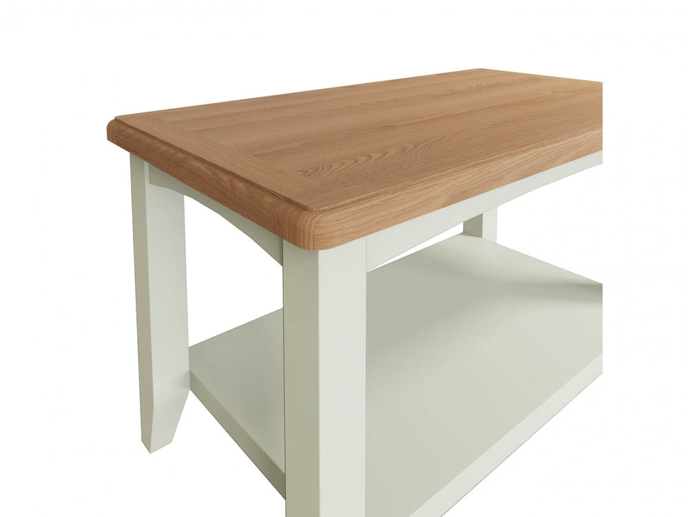 Kenmore Kenmore Patterdale White and Oak Coffee Table (Flat Packed)