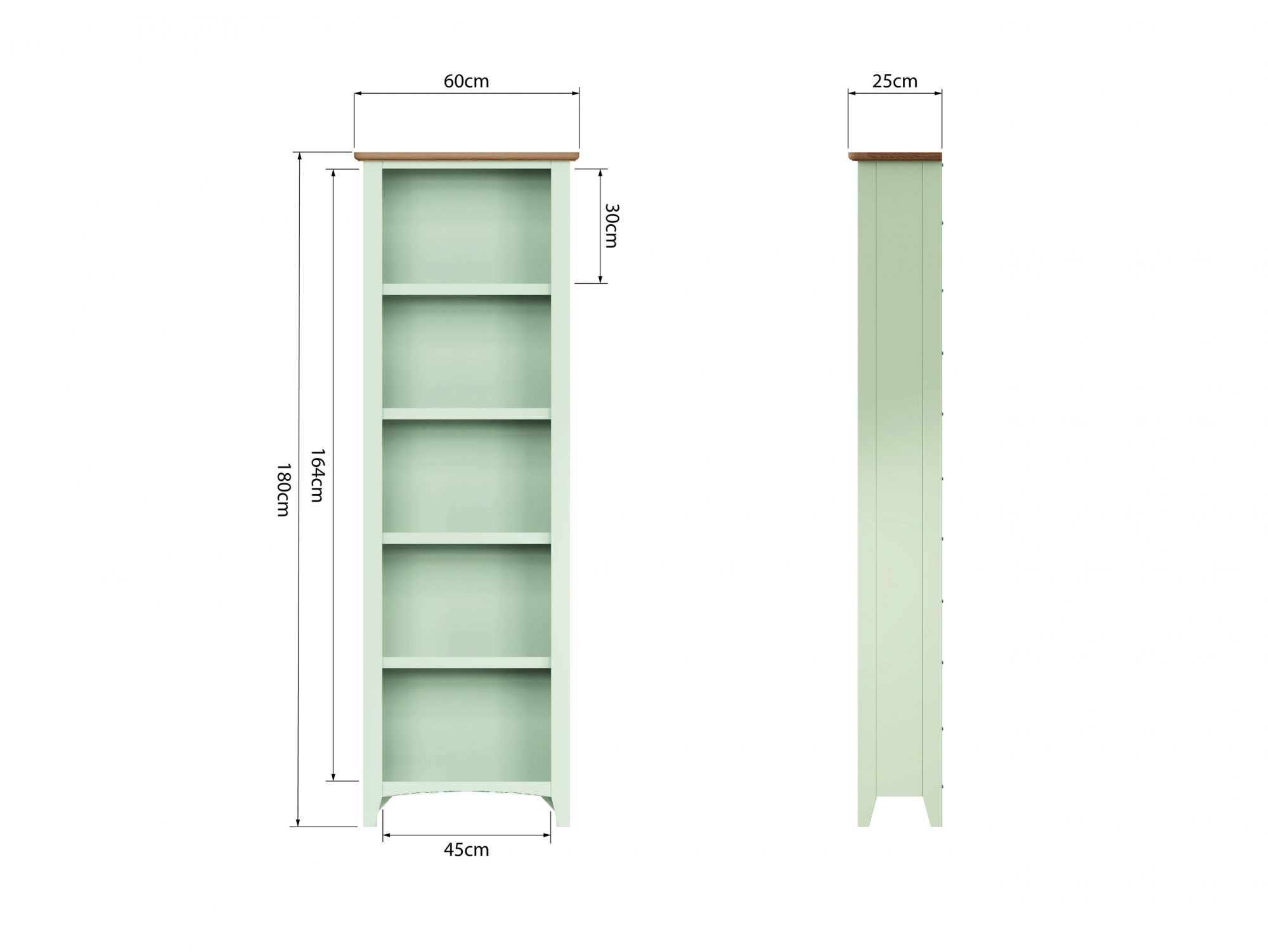 Kenmore Kenmore Patterdale White and Oak Large Bookcase (Assembled)