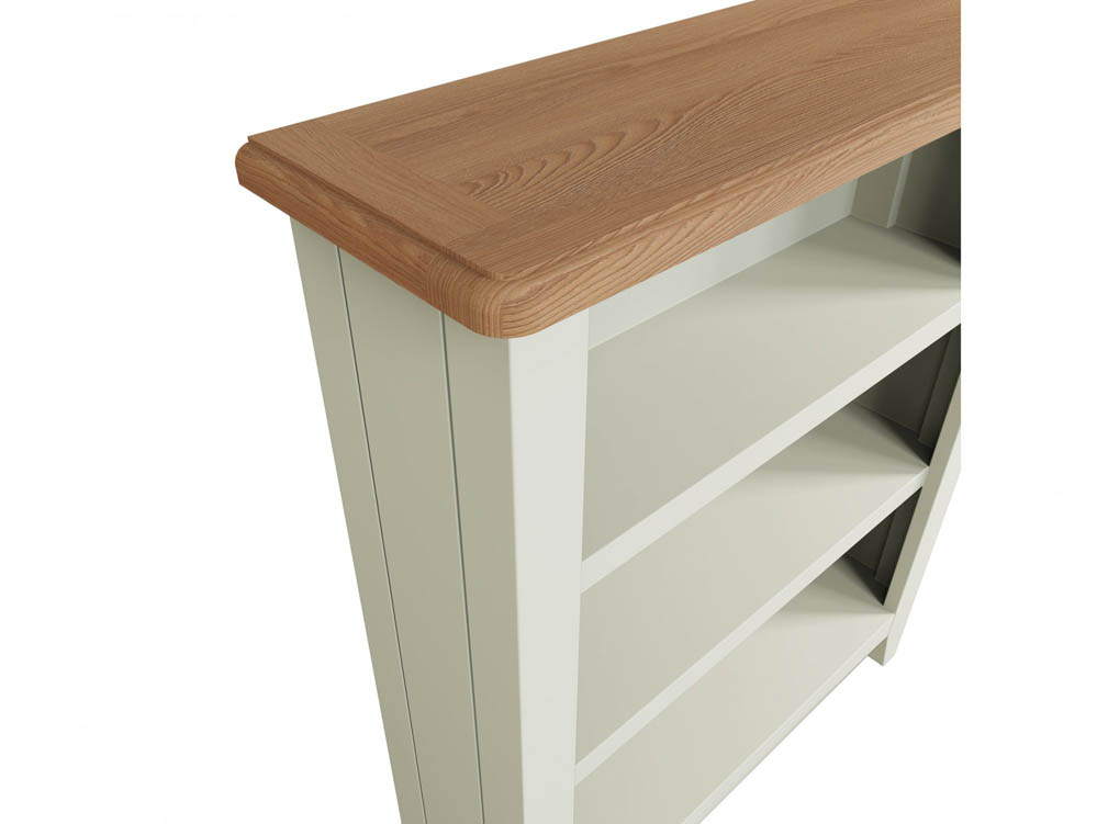 Kenmore Kenmore Patterdale White and Oak Low Bookcase (Assembled)