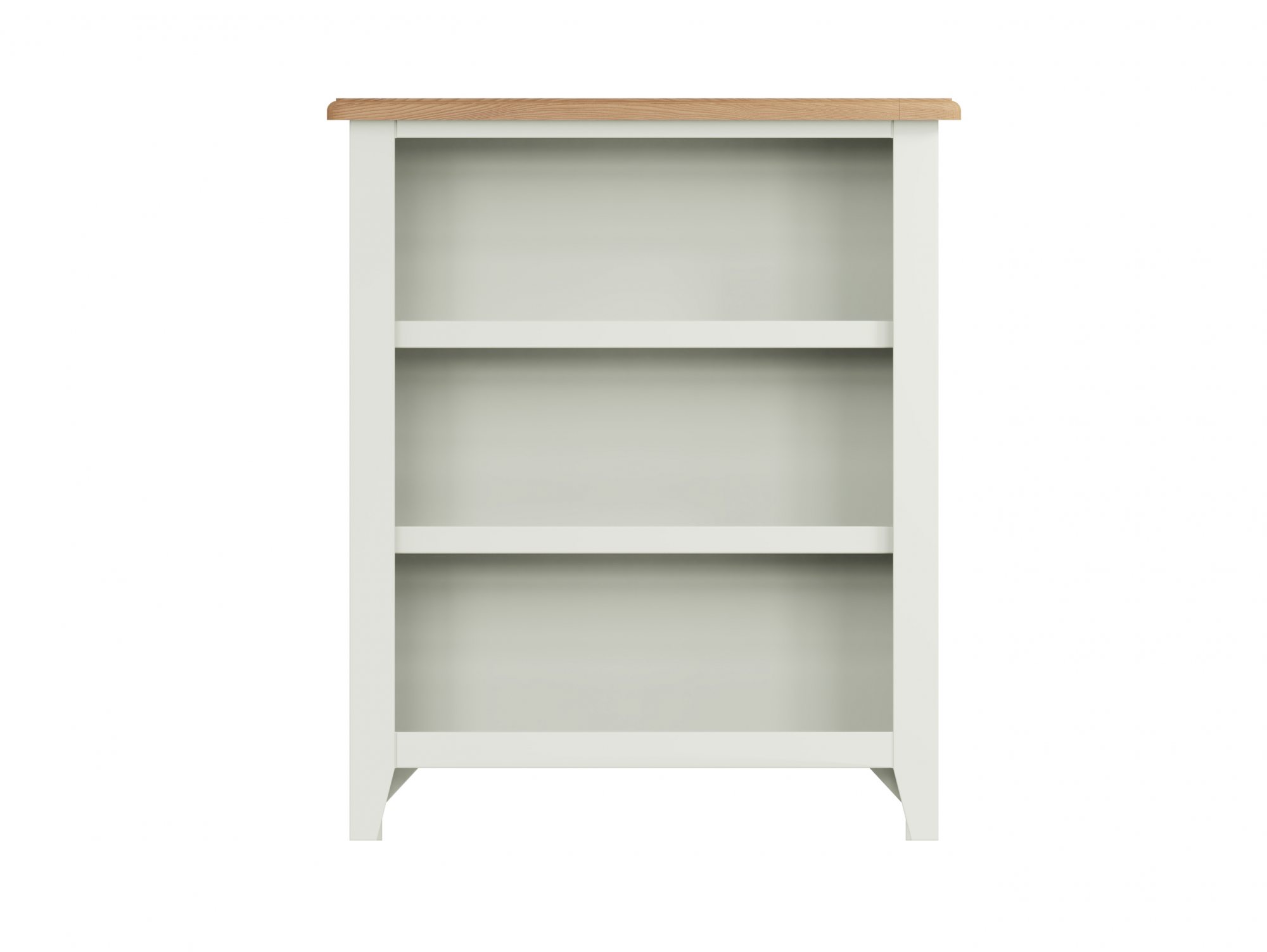 Kenmore Kenmore Patterdale White and Oak Low Bookcase (Assembled)