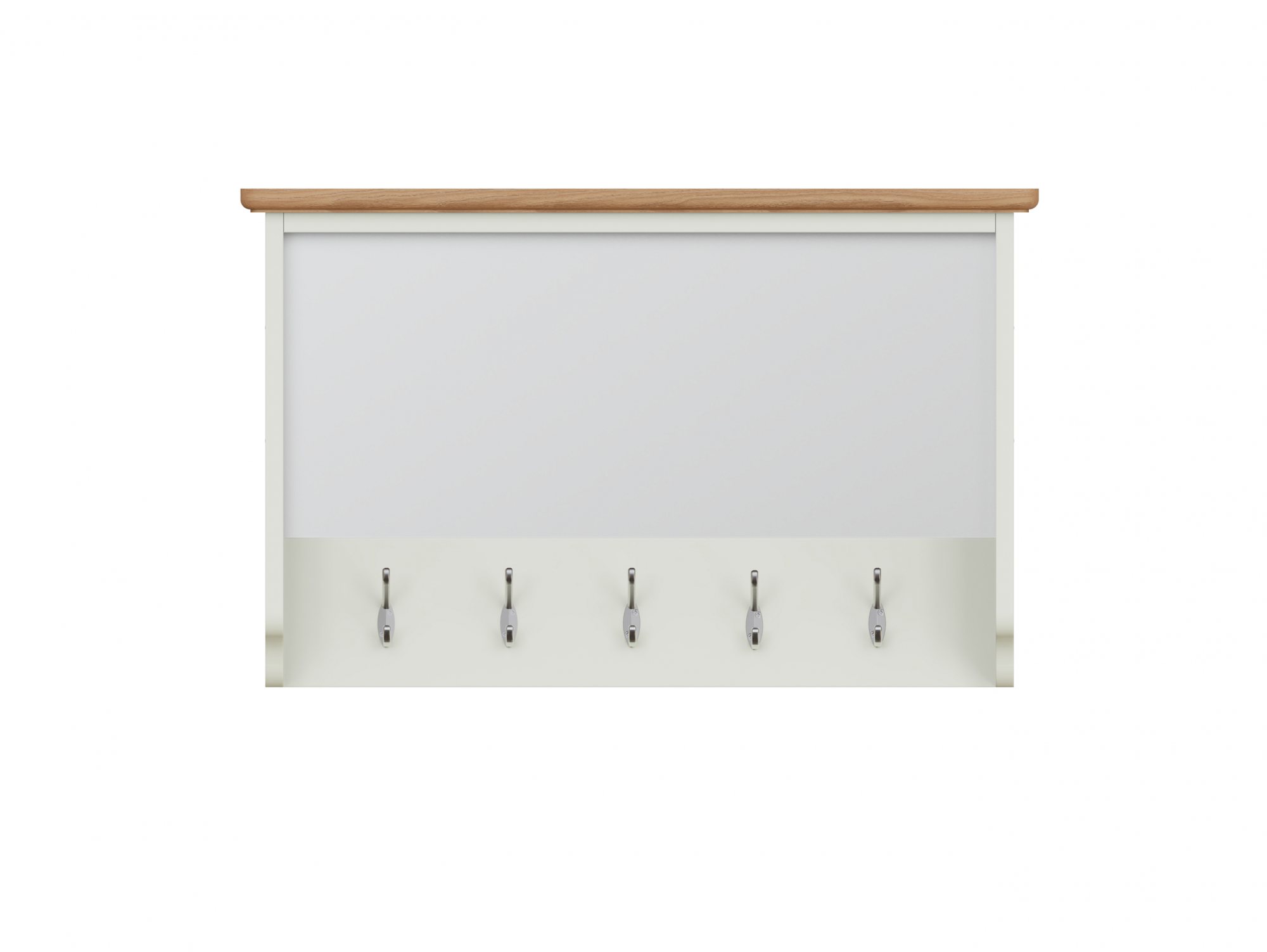 Kenmore Kenmore Patterdale White and Oak Mirror Wall Rack (Assembled)