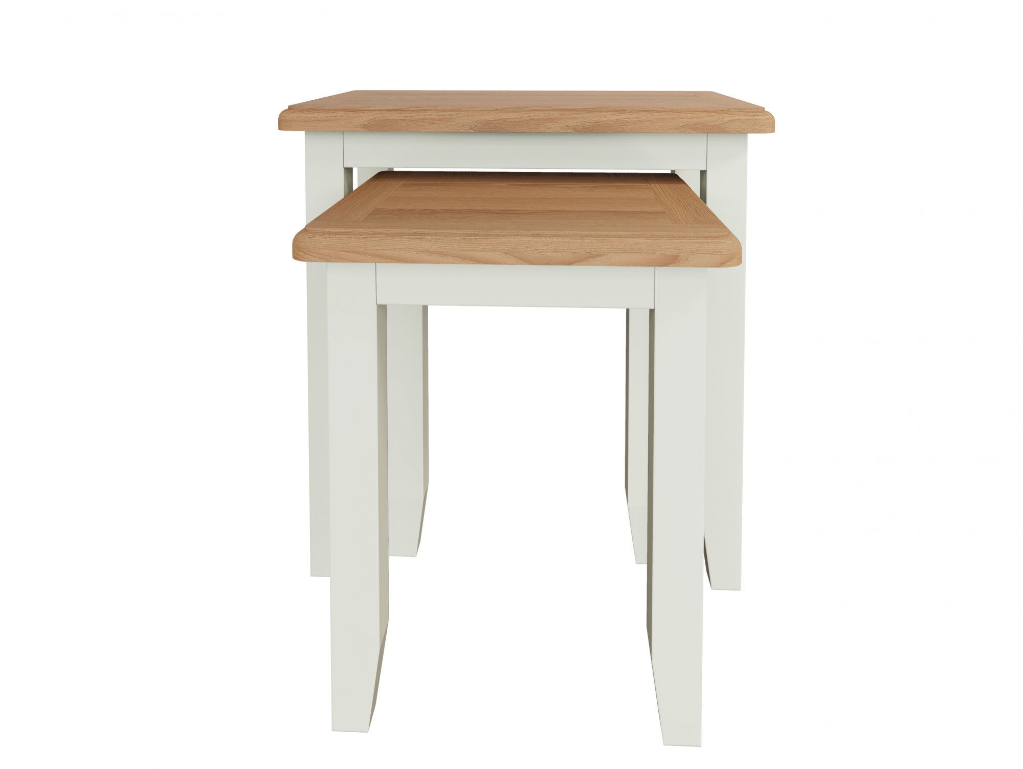 Kenmore Kenmore Patterdale White and Oak Small Nest of Tables (Flat Packed)
