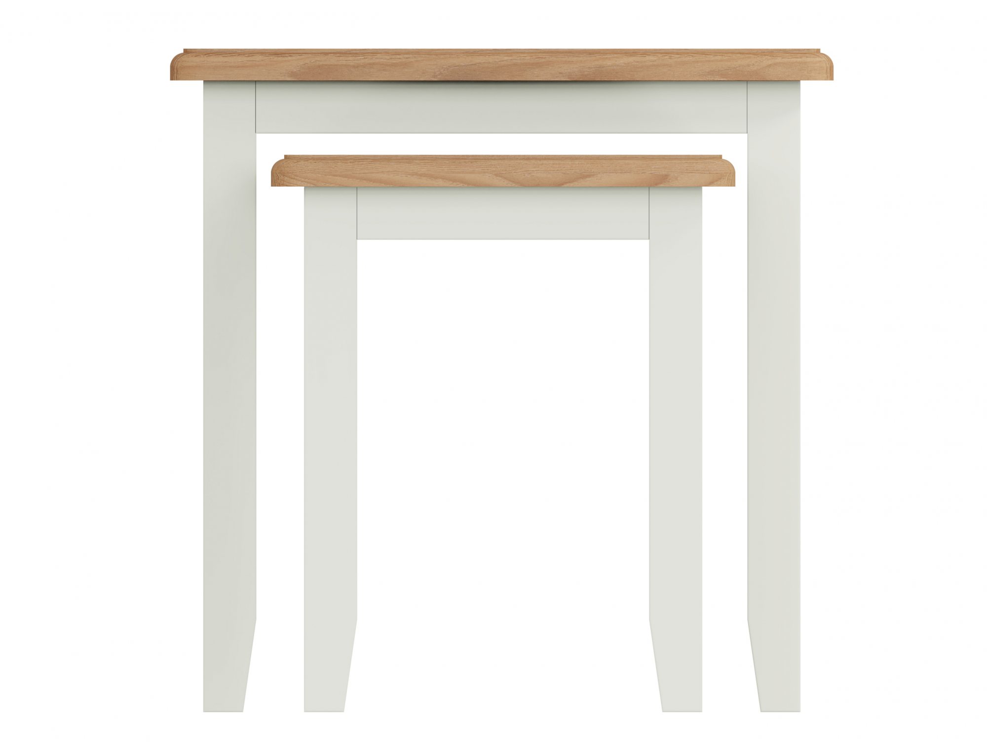Kenmore Kenmore Patterdale White and Oak Small Nest of Tables (Flat Packed)