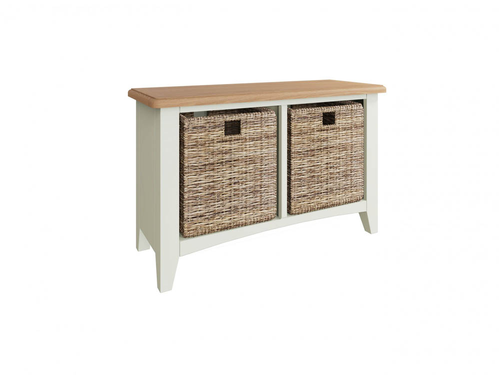 Kenmore Kenmore Patterdale White and Oak Storage Hallway Unit (Assembled)