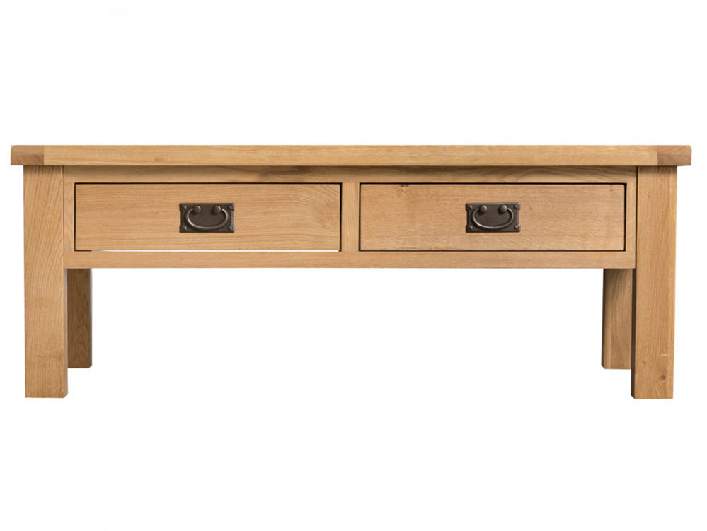 Kenmore Kenmore Waverley Oak 2 Drawer Large Coffee Table (Flat Packed)