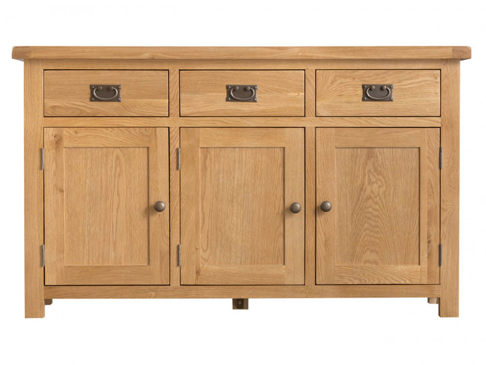 Kenmore Kenmore Waverley Oak 3 Door 3 Drawer Sideboard (Assembled)