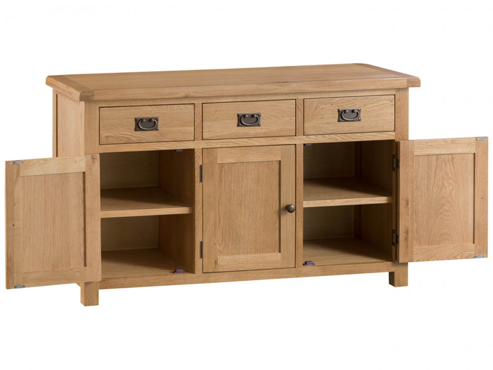 Kenmore Kenmore Waverley Oak 3 Door 3 Drawer Sideboard (Assembled)