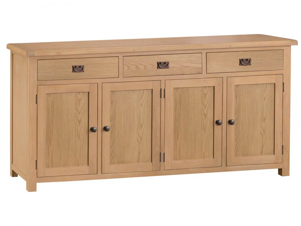 Kenmore Kenmore Waverley Oak 4 Door 3 Drawer Large Sideboard (Assembled)