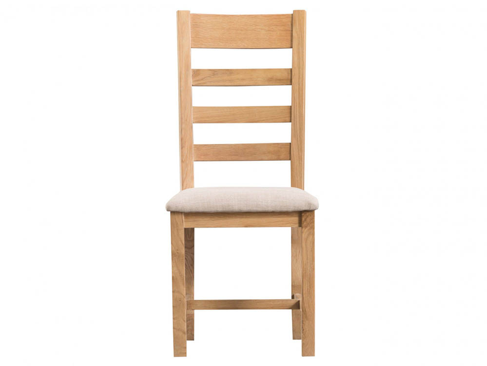 Kenmore Kenmore Waverley Oak Ladder Back Fabric Dining Chair