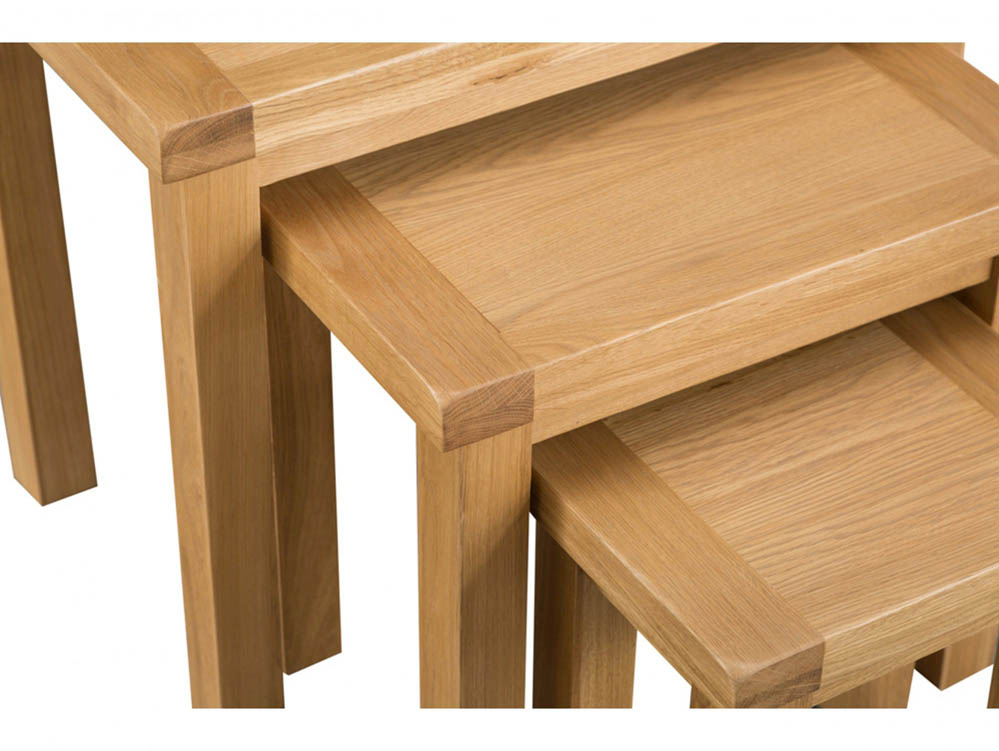 Kenmore Kenmore Waverley Oak Nest of 3 Tables (Flat Packed)