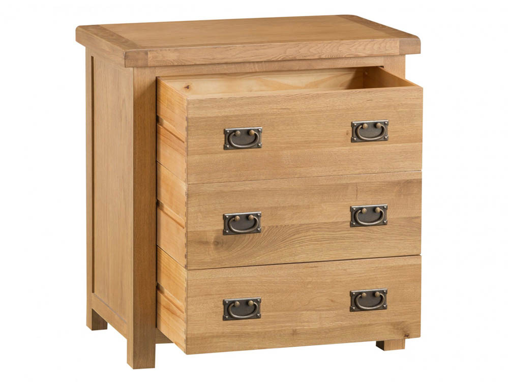 Kenmore Kenmore Waverley Oak 3 Drawer Chest of Drawers (Assembled)