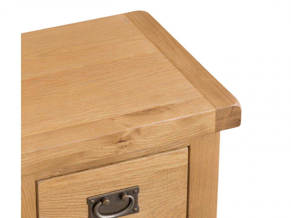 Kenmore Kenmore Waverley Oak 3 Drawer Large Bedside Cabinet (Assembled)