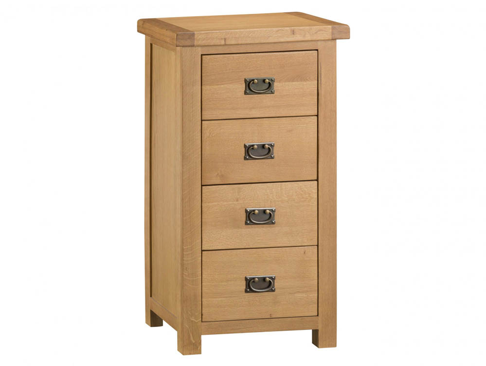 Kenmore Kenmore Waverley Oak 4 Drawer Tall Narrow Chest of Drawers (Assembled)